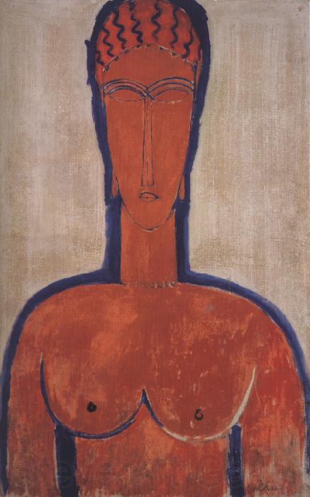 Amedeo Modigliani Large Red Bust (mk39) Spain oil painting art